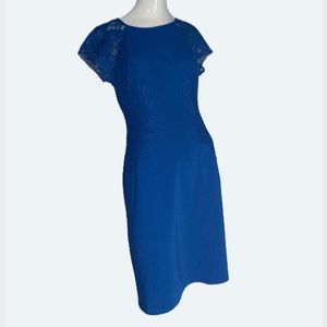 AG Adriano Goldschmied Lace Accented Dress S